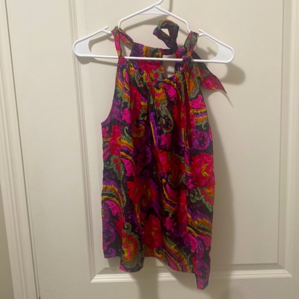 J. Crew Top SZ Small 100% Silk